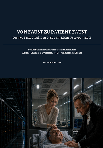 Titelbild: Von Faust zu Patient Faust – Goethes Faust I und II im Dialog mit Living Forever I und II